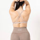 Nude Viral Criss Cross Sports Bra