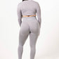 Cloud Grey Scrunch Legging