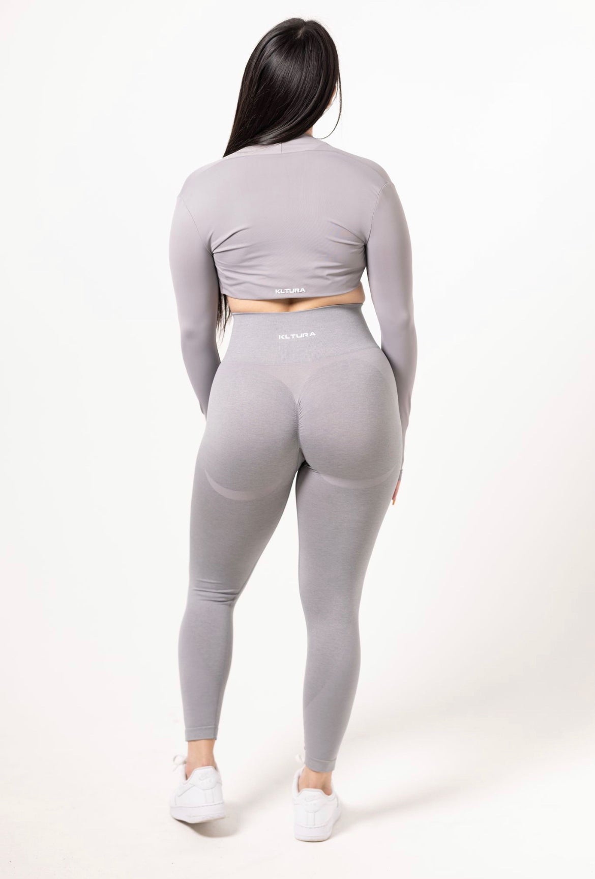 Cloud Grey Scrunch Legging