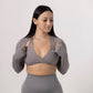 Cloud Grey Long Sleeve Pump Cover