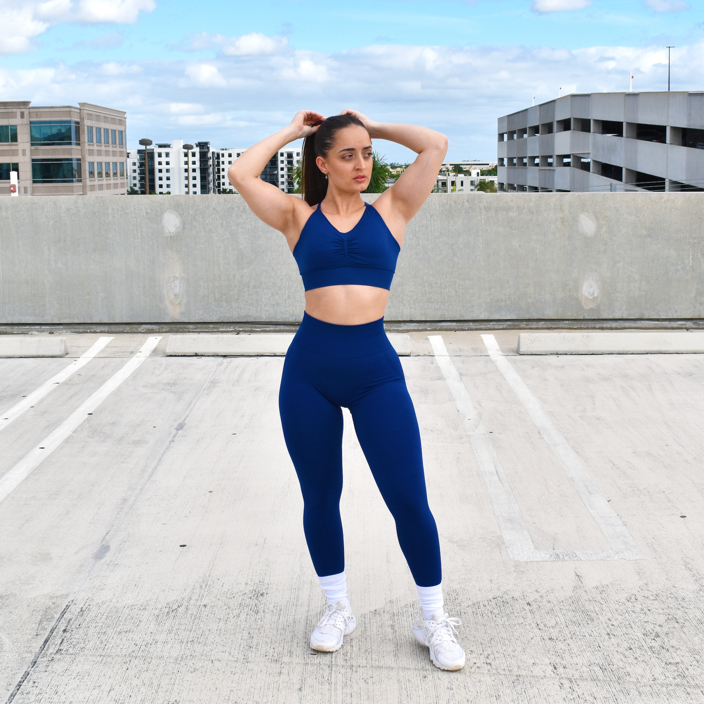 Persian Blue Elevate Sports Bra